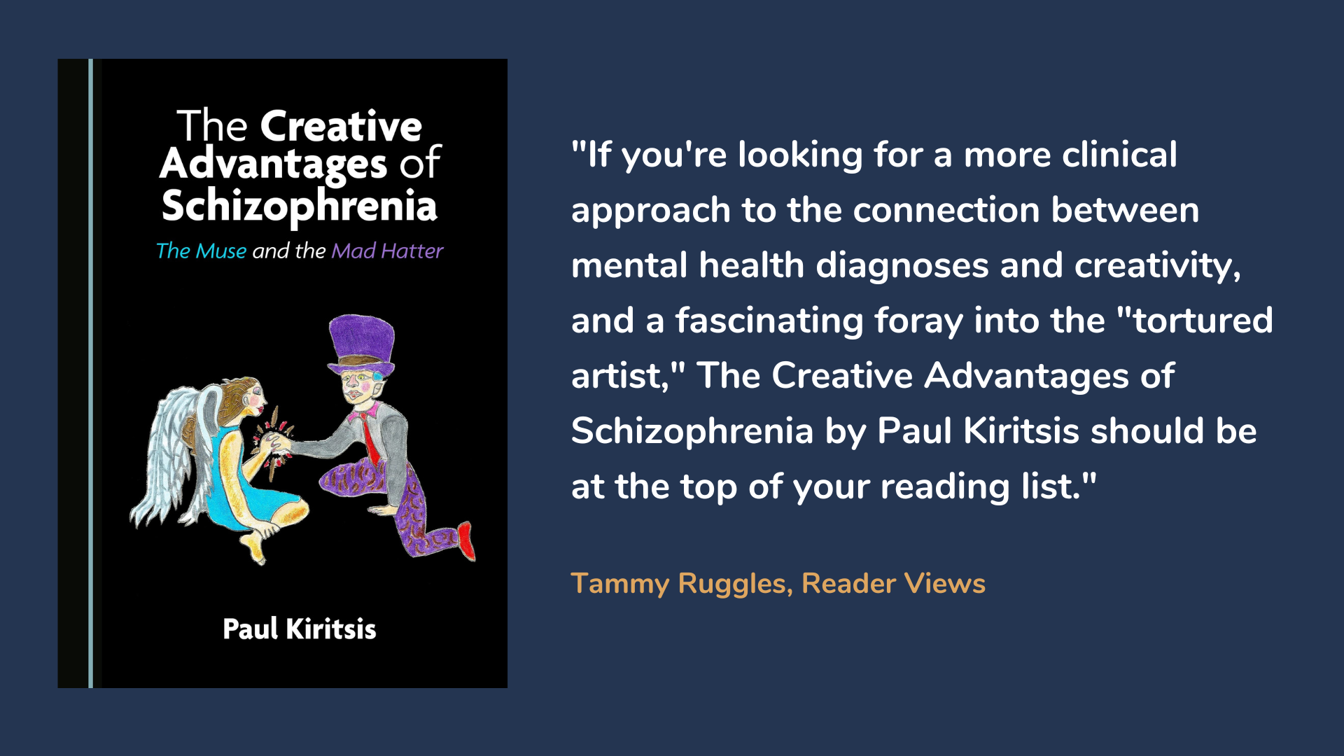 The Creative Advantages of Schizophrenia, book cover and description