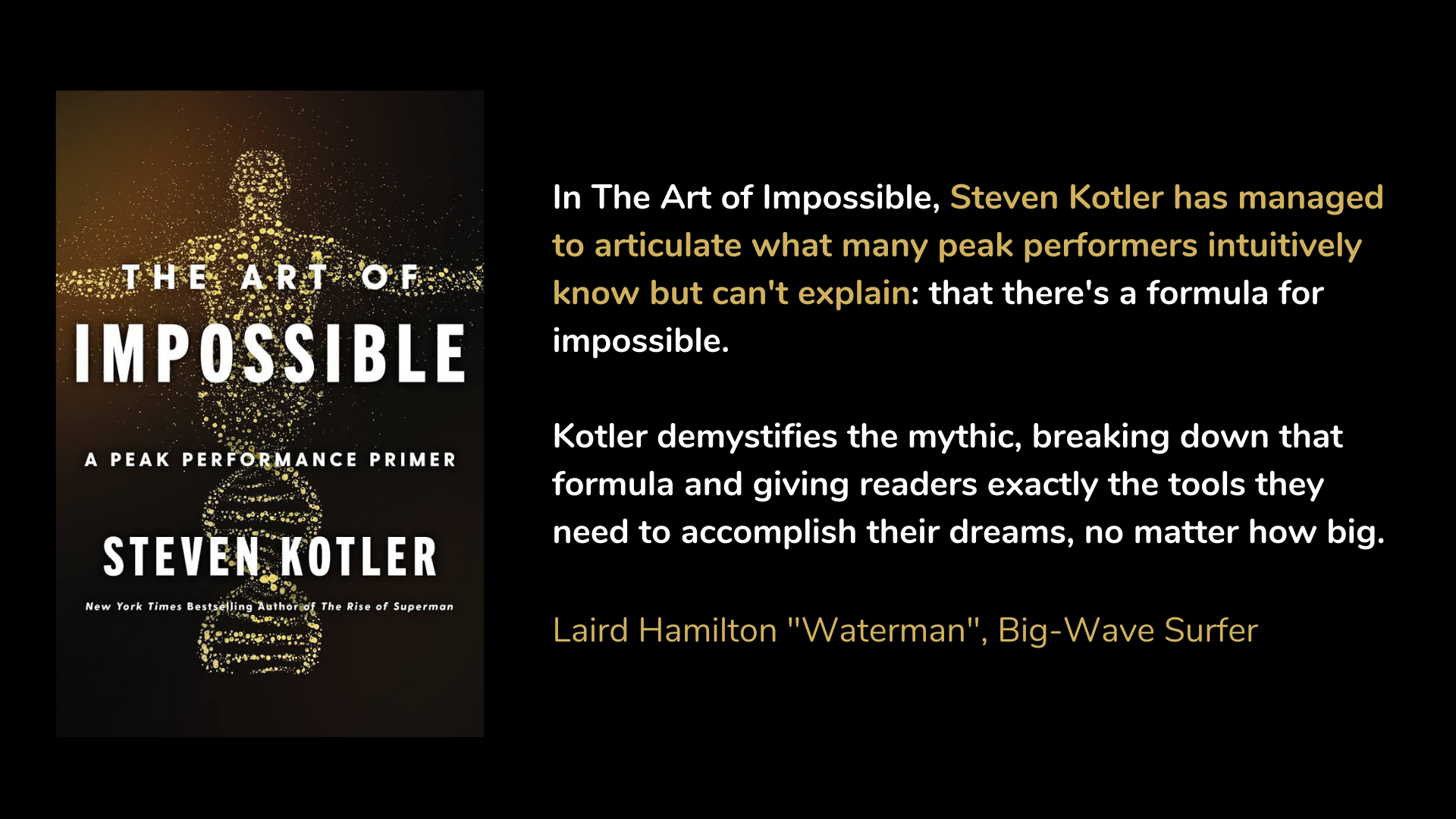 The Art of Impossible by Steven Kotler