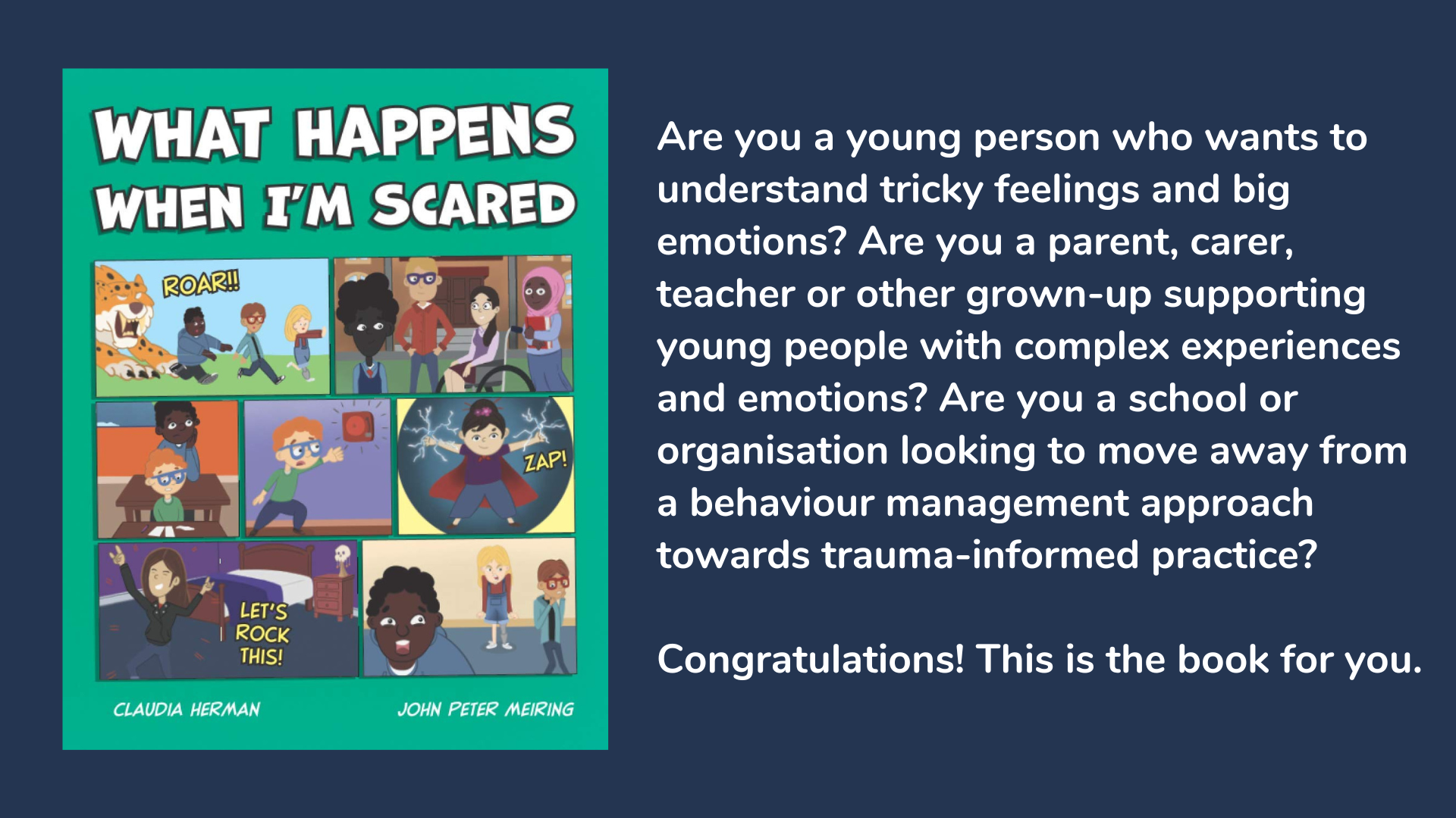 What Happens When I'm Scared: A Guide to Tricky Feelings and Big Emotions, book cover and description